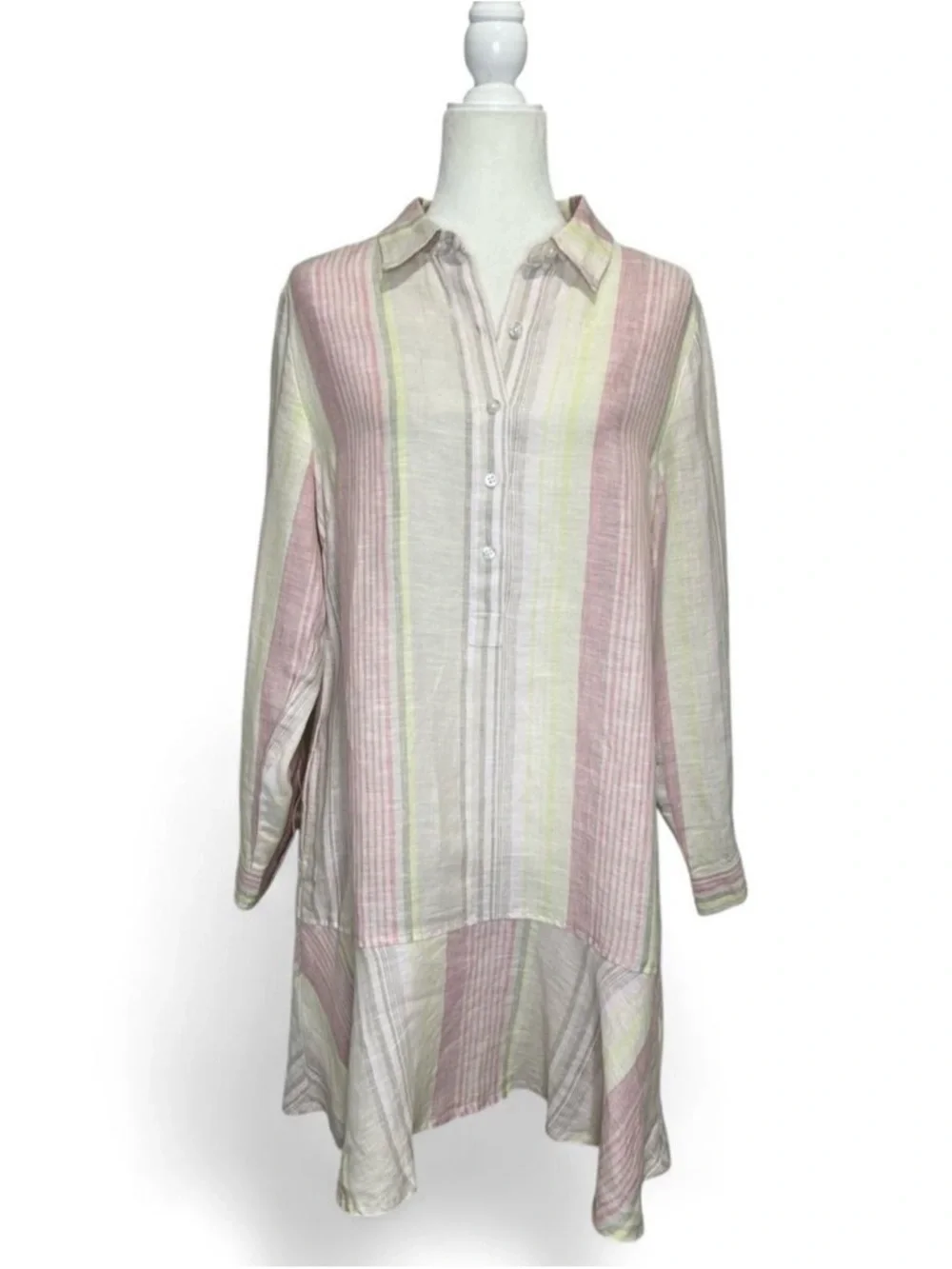 Tommy Bahama Ocean Reverie Flounce
Linen Shirtdress - Picture 2 of 8